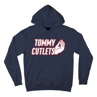 Ny Italian Hand Gesture Tommy Cutlets Football Quarterback Hoodie