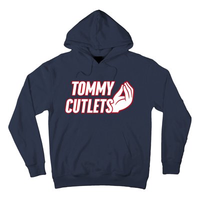 Ny Italian Hand Gesture Tommy Cutlets Football Quarterback Hoodie