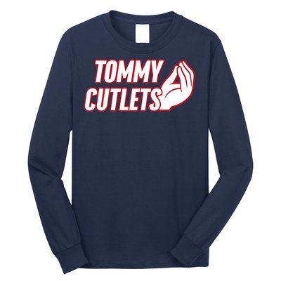 Ny Italian Hand Gesture Tommy Cutlets Football Quarterback Long Sleeve Shirt