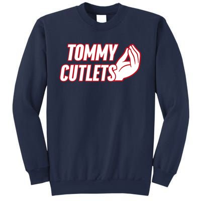 Ny Italian Hand Gesture Tommy Cutlets Football Quarterback Sweatshirt