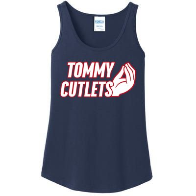 Ny Italian Hand Gesture Tommy Cutlets Football Quarterback Ladies Essential Tank