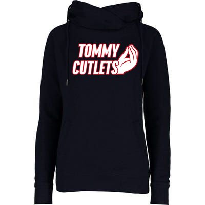 Ny Italian Hand Gesture Tommy Cutlets Football Quarterback Womens Funnel Neck Pullover Hood