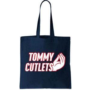 Ny Italian Hand Gesture Tommy Cutlets Football Quarterback Tote Bag