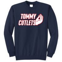 Ny Italian Hand Gesture Tommy Cutlets Football Quarterback Tall Sweatshirt