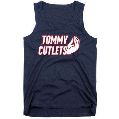 Ny Italian Hand Gesture Tommy Cutlets Football Quarterback Tank Top