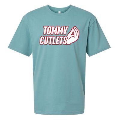 Ny Italian Hand Gesture Tommy Cutlets Football Quarterback Sueded Cloud Jersey T-Shirt