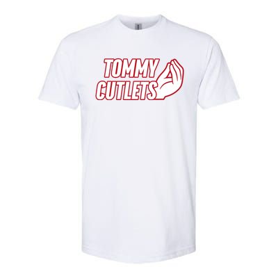 Ny Italian Hand Gesture Tommy Cutlets Football Quarterback Softstyle CVC T-Shirt