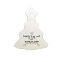 Nostalgia Isabella Is An Angel On Earth Ceramic Tree Ornament