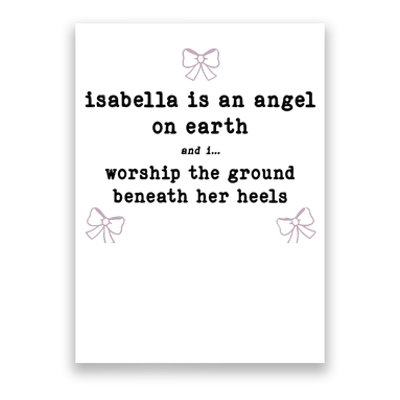 Nostalgia Isabella Is An Angel On Earth Poster