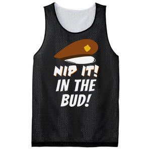 Nip It In The Bud Funny Mesh Reversible Basketball Jersey Tank