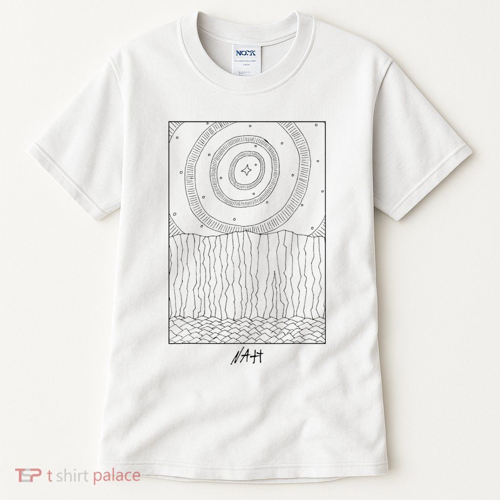 Nattbild Iceberg Ice Wall Polar Lights Antarctica Arctic Tall T-Shirt