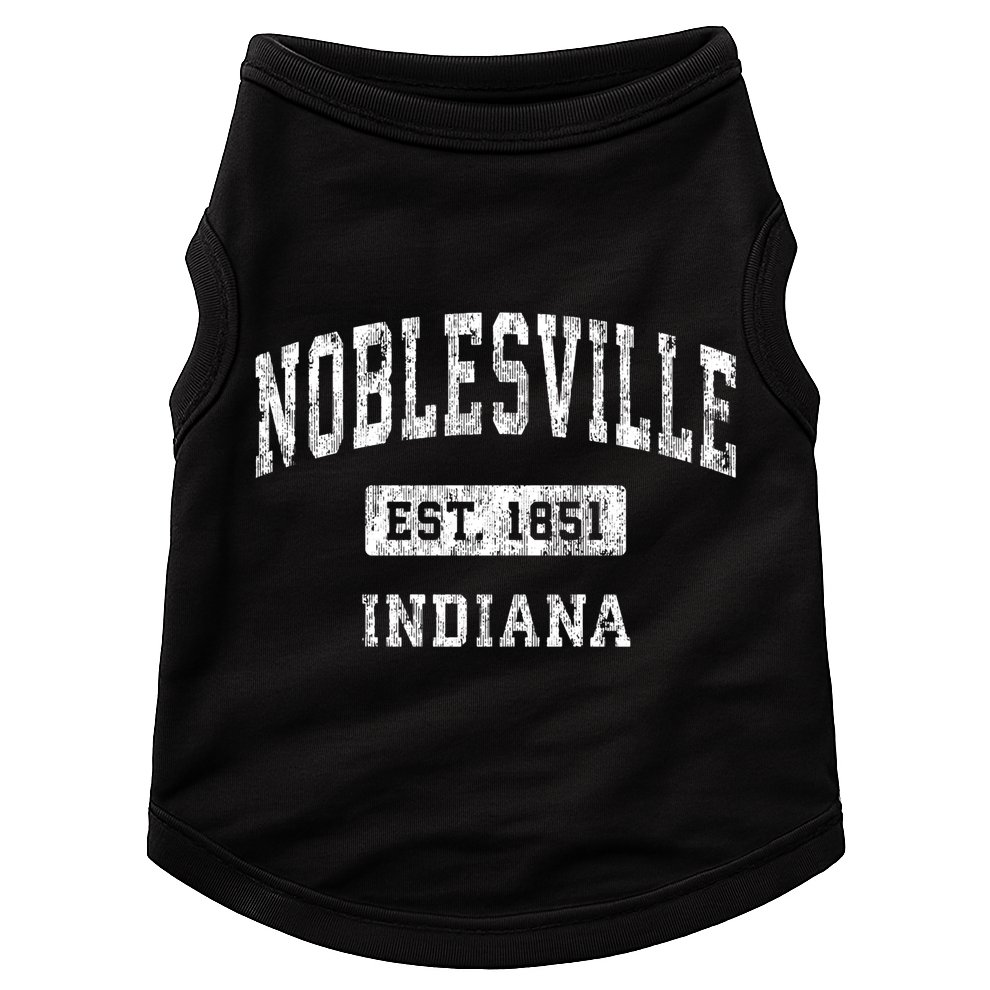 Noblesville Indiana In Vintage Established Sports Doggie Tank