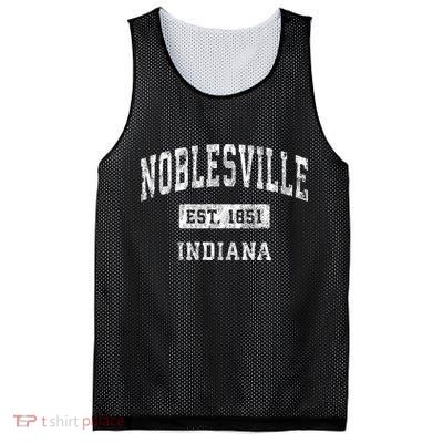 Noblesville Indiana In Vintage Established Sports Mesh Reversible Basketball Jersey Tank