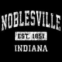 Noblesville Indiana In Vintage Established Sports Poster