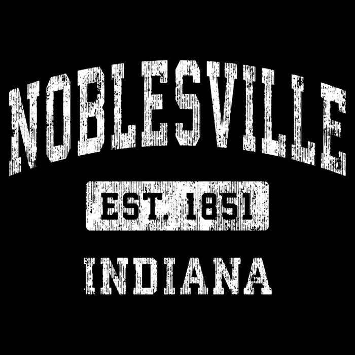 Noblesville Indiana In Vintage Established Sports Poster