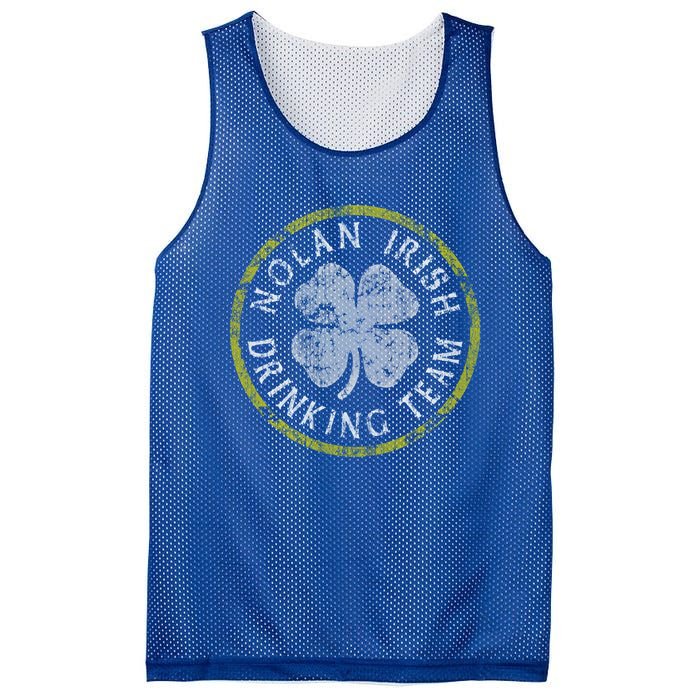 Nolan Irish Ing Team Family Surname St Patricks Gift Mesh Reversible Basketball Jersey Tank