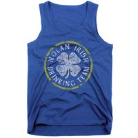 Nolan Irish Ing Team Family Surname St Patricks Gift Tank Top