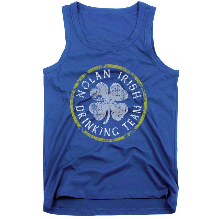 Nolan Irish Ing Team Family Surname St Patricks Gift Tank Top