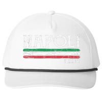 Naples Italy Italian Flag Souvenirs Gift Napoli Snapback Five-Panel Rope Hat