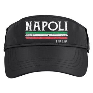 Naples Italy Italian Flag Souvenirs Gift Napoli Adult Drive Performance Visor