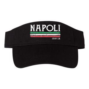 Naples Italy Italian Flag Souvenirs Gift Napoli Valucap Bio-Washed Visor