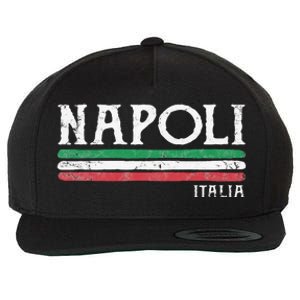 Naples Italy Italian Flag Souvenirs Gift Napoli Wool Snapback Cap