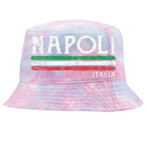 Naples Italy Italian Flag Souvenirs Gift Napoli Tie-Dyed Bucket Hat