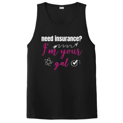 Need Insurance I'm Your Gal Life Insurance Broker Great Gift PosiCharge Competitor Tank