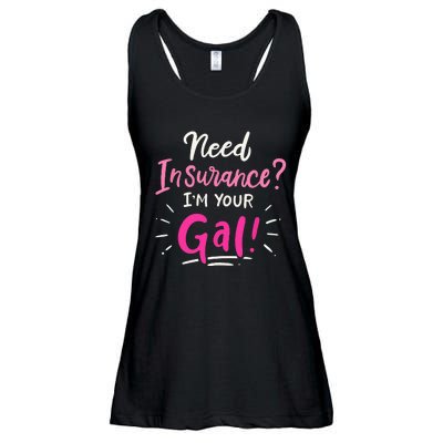 Need Insurance Im Your Gal Insurance Agent Ladies Essential Flowy Tank