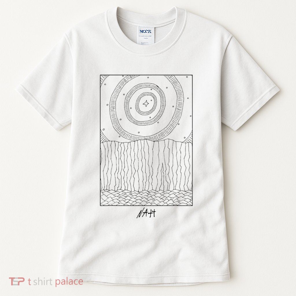 Nattbild Iceberg Ice Wall Polar Lights Antarctica Arctic Tall T-Shirt