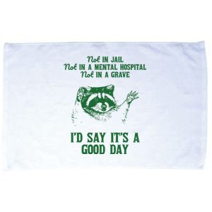 Not In Jail Good Day Retro Microfiber Hand Towel