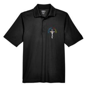 Normal Is Lame - Giraffe Autistic Puzzle Autism Awareness Men's Origin Performance Pique Polo