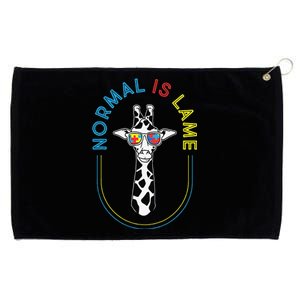 Normal Is Lame Giraffe Autistic Puzzle Autism Awareness Grommeted Golf Towel