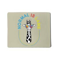 Normal Is Lame Giraffe Autistic Puzzle Autism Awareness Mousepad