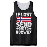 Norwegian If Lost Send Me To Norway  Mesh Reversible Basketball Jersey Tank