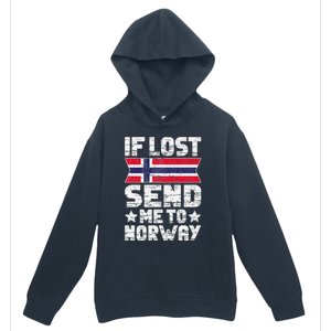 Norwegian If Lost Send Me To Norway  Urban Pullover Hoodie