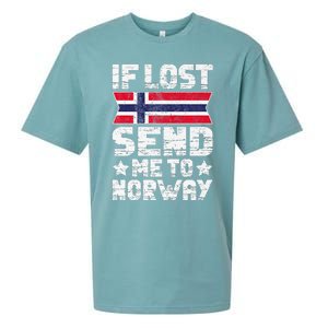 Norwegian If Lost Send Me To Norway  Sueded Cloud Jersey T-Shirt