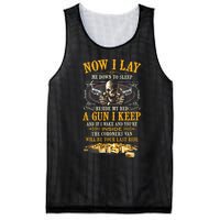 Now I Lay Me Down To Sleep Beside My Bed A Gun I Keep Mesh Reversible Basketball Jersey Tank