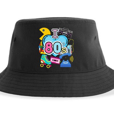 Nostalgic I Love The 80s Trip Down Memory Lane 80s Style Sustainable Bucket Hat