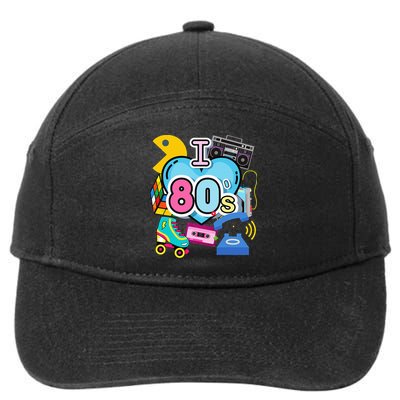 Nostalgic I Love The 80s Trip Down Memory Lane 80s Style 7-Panel Snapback Hat