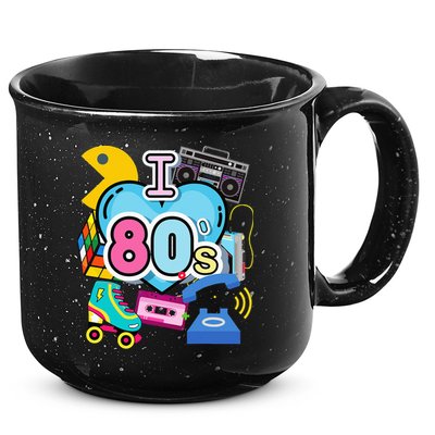 Nostalgic I Love The 80s Trip Down Memory Lane 80s Style 15oz Campfire Ceramic Mug