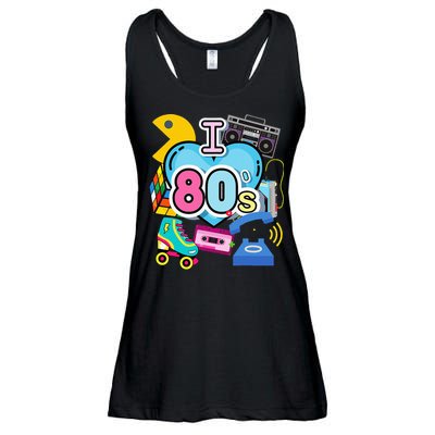 Nostalgic I Love The 80s Trip Down Memory Lane 80s Style Ladies Essential Flowy Tank
