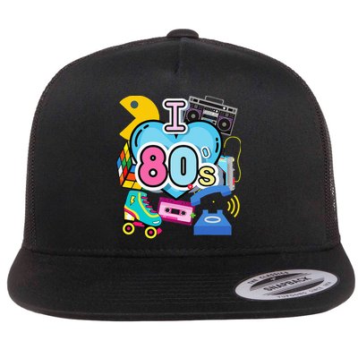 Nostalgic I Love The 80s Trip Down Memory Lane 80s Style Flatbill Hat