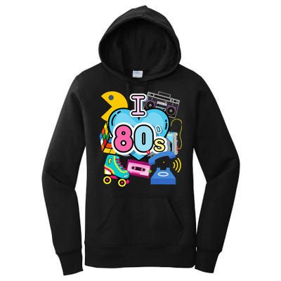 Nostalgic I Love The 80s Trip Down Memory Lane 80s Style Women's Pullover Hoodie