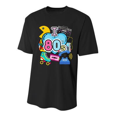 Nostalgic I Love The 80s Trip Down Memory Lane 80s Style Youth Performance Sprint T-Shirt