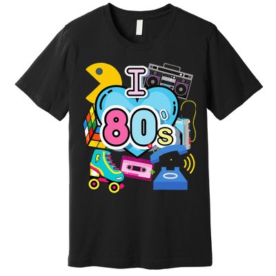 Nostalgic I Love The 80s Trip Down Memory Lane 80s Style Premium T-Shirt
