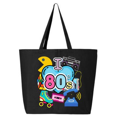 Nostalgic I Love The 80s Trip Down Memory Lane 80s Style 25L Jumbo Tote