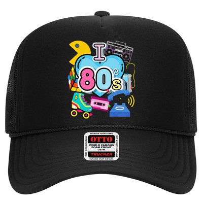 Nostalgic I Love The 80s Trip Down Memory Lane 80s Style Trucker Hat