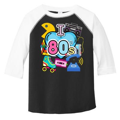 Nostalgic I Love The 80s Trip Down Memory Lane 80s Style Toddler Fine Jersey T-Shirt