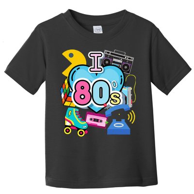 Nostalgic I Love The 80s Trip Down Memory Lane 80s Style Toddler T-Shirt